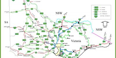 Мапа на Викторија, Австралија