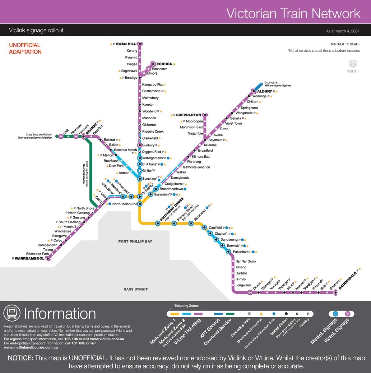 vline мапа