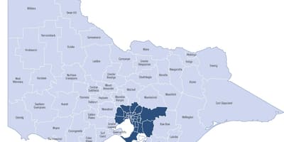 Карта на Викторија совети