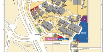 Monash универзитетски кампус мапа