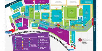 Карта на Мелбурн Showgrounds