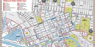 Мелбурн град атракции на мапата